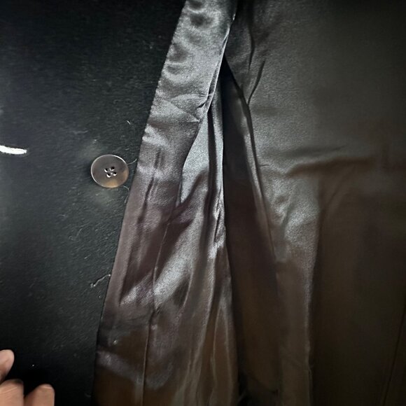 Express Black Wool Blend Double-Breasted Peacoat XS Womens Jacket - Picture 7 of 12